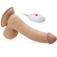 XSARA Nesmírně sametový realistický vibrátor mužský penis z cyberskin - 54159993