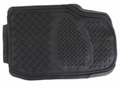 SIXTOL Univerzálne gumové autokoberce CAR MAT UNI SET 2, komplet, 3ks