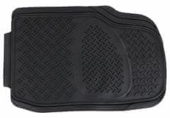 SIXTOL Univerzálne gumové autokoberce CAR MAT UNI SET 3, komplet, 4ks