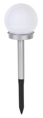 M.A.T Group Solárna lampa KOULE 10cm v.34cm, 1LED WHITE/STREE PH