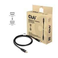 Club 3D Kabel MiniDisplayPort 2.1 Certifikovaný, 10K60Hz, DSC1.2, UHBR10, 1m (CAC-1165)