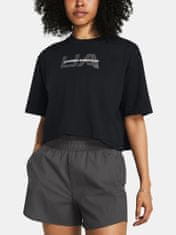 Under Armour Dámske tričko UA W BOXY CROP BRANDED SS L