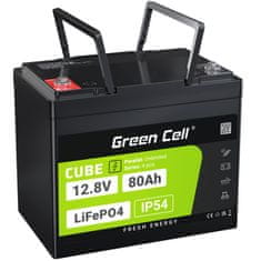 Green Cell LFPGC12V80AH batéria CUBE LiFePO4 80Ah 12.8V 1024 Wh