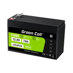 Green Cell LFPGC12V7AH batéria CUBE LiFePO4 7Ah 12.8V 89.6Wh