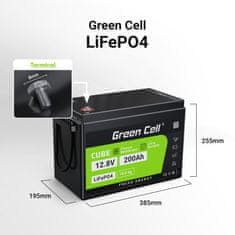 Green Cell CAV04S LiFePO4 batéria 200Ah 12.8V 2560Wh