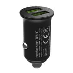 Green Cell CADM-GC-36AA nabíjačka do auta PowerRide Nano36 36W 2xUSB-A, Ultra Charge