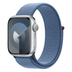 Apple Chytré hodinky Watch Series 9 GPS 41mm, stříbrná/modrá