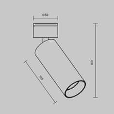 MAYTONI MAYTONI Stropné svietidlo FOCUS LED 12W 50d C055CL-L12W3K-W-BS