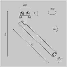 MAYTONI MAYTONI Vstavané svietidlo Focus T 6W IP 20 C141RS-L300-6W3K-B