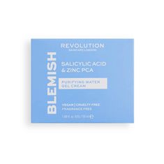 Revolution Skincare Hydratačný pleťový krém Salicylic Acid & Zinc PCA (Purifying Water Gel Cream) 50 ml