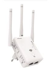 STRONG dvojpásmový opakovač 750/ Wi-Fi štandard 802.11a/b/g/n/ac/ 750 Mbit/s/ 2,4GHz a 5GHz/ 2x LAN/ biely