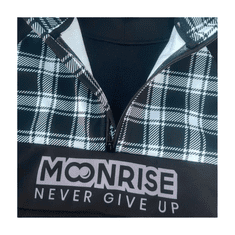 MOONRISE Fashion Detská softshell bunda - anorak BW check, 140