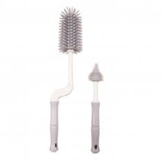 Bo Jungle kefa na fľaše B-Bottle Brush Set Grey