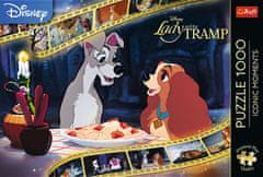 Trefl Puzzle Premium Plus Iconic Moments: Lady a Tramp 1000 dielikov