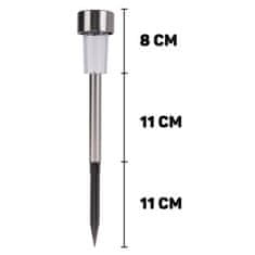 Keltin Solárne záhradné svietidlo 30x4.5cm, sada 10ks K02027