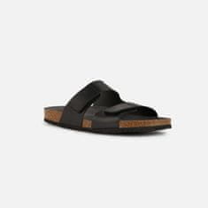 Geox Čierne pánske sandále Geox Sandal Ghita 41