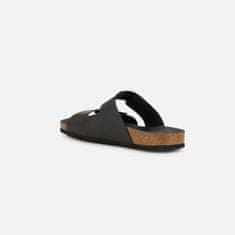 Geox Čierne pánske sandále Geox Sandal Ghita 41