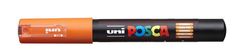 UNI Akrylový popisovač "Posca PC-1M", oranžová, 0,7 - 1,0 mm, 2UPC1MN