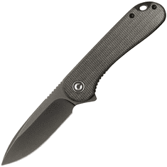 Civilight C907Z Elementum Dark Green vreckový nôž 7,5 cm, Black Stonewash, tmavozelená, Micarta