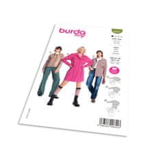 Burda Strih Burda 6024 - Košeľové sako, košeľový kabát