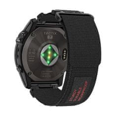 TopQ  Nylonový remienok pre Garmin 26 mm Design 1 čierny