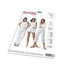 Burda Strih Burda 7966 - Dámske nohavice a šortky