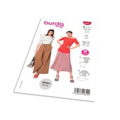 Burda Strih Burda 6021 - Tričko so spadnutými ramenami