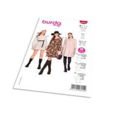 Burda Strih Burda 6055 - Voľné šaty, pohodlné šaty