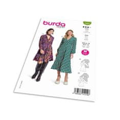 Burda Strih Burda 5885 - Šaty s rozšírenou sukňou