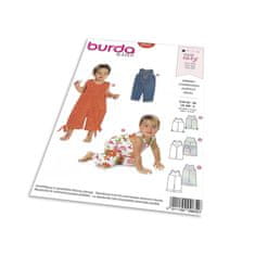 Burda Strih Burda 9652 - Detský overal