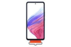 SAMSUNG Obal / kryt pre Samsung Galaxy A53 5G modrý - silikónový kryt s pútkom