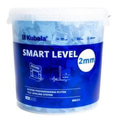 Kubala Spony Smart Level, 2 mm, 800 ks + vedro 20 l