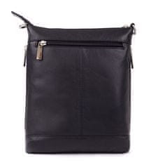 Dámska kožená crossbody kabelka 9060 black