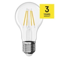 EMOS LED žiarovka Filament A60 / E27 / 3,4 W (40 W) / 470 lm / Teplá biela