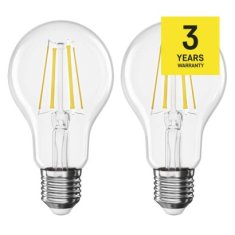 EMOS LED žiarovka Filament A60 / E27 / 5,9 W (60 W) / 806 lm / Teplá biela