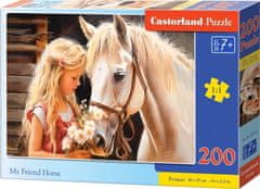 Castorland Puzzle Môj priateľ kôň 200 dielikov