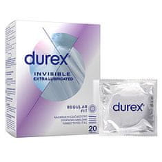 Pasante Durex Invisible Extra Lubricated (20 ks), ultra tenké kondómy