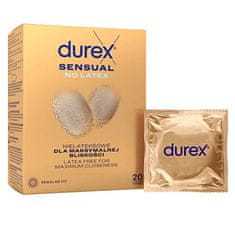 Pasante Durex Sensual No Latex (20 ks), kondómy bez latexu pre prirodzený pocit