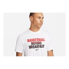 Nike Tričko biela M Dri-fit Basketball Before Breakfast