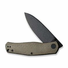 Civilight C22007-2 Sokoke vreckový nôž 8,5 cm, Black Stonewash, zelená, Micarta