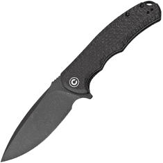 Civilight C803G Praxis vreckový nôž 9,5 cm, Black Stonewash, čierna, Micarta