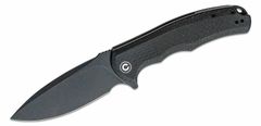 Civilight C803G Praxis vreckový nôž 9,5 cm, Black Stonewash, čierna, Micarta