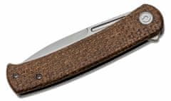 Civilight  C21025B-1 Cetos vreckový nôž 8,8 cm, Bead Blasted, hnedá, Micarta, oceľ