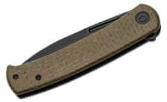 Civilight C21025B-3 Cetos vreckový nôž 8,8 cm, Black Stonwash, zelená, Micarta, oceľ