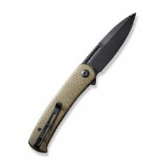 Civilight C21025C-3 Caetus vreckový nôž 8,8 cm, Black Stonewash, zelená, Micarta