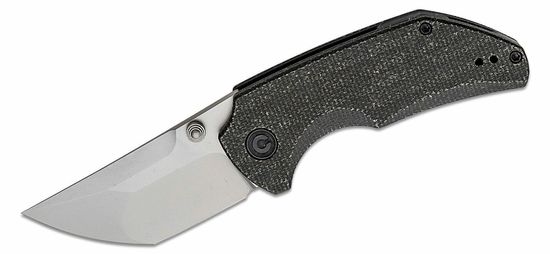 Civilight C20028C-3 Thug 2 vreckový nôž 6,8 cm, Bead Blasted, tmavozelená, Micarta