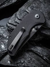 Civilight C20028C-1 Thug 2 vreckový nôž 6,8 cm, Black Stonewash, čierna, G10