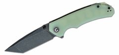 Civilight C2023E Brazen vreckový nôž 8,8 cm, Tanto, Black Stonewash, natural, G10