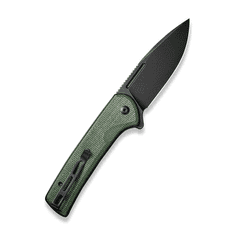 Civilight C21006-2 Conspirator vreckový nôž 8,8 cm, Black Stonewash, zelená, Micarta