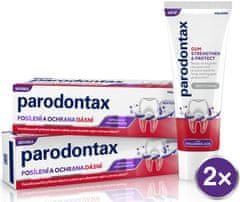 Parodontax Posílení a ochrana dásní Whitening, zubní pasta s kyselinou hyaluronovou 2×75 ml